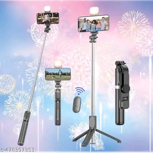 Bluetooth selfie stick with light (4 in 1)