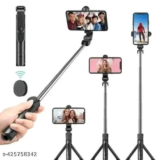Bluetooth Selfie Stick, Portable Phone Tripod Stand for Mobile gimbalsDescription