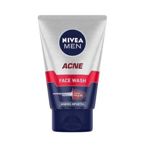 NIVEA Men Acne Face Wash | Controls Oil, Clears Acne & Removes Impurities | For Acne-Prone Skin – 100g