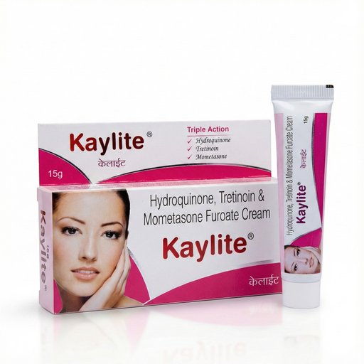 Kaylite Cream | Hydroquinone, Tretinoin & Mometasone Furoate | Triple Action Dermatological Cream – 15g
