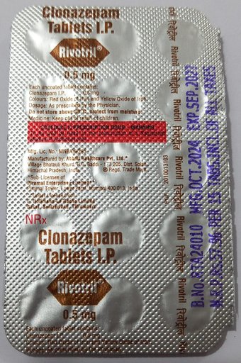15 Tablet Rivotril 0.5 mg