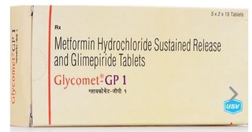 15 Tablet Glycomet GP-1