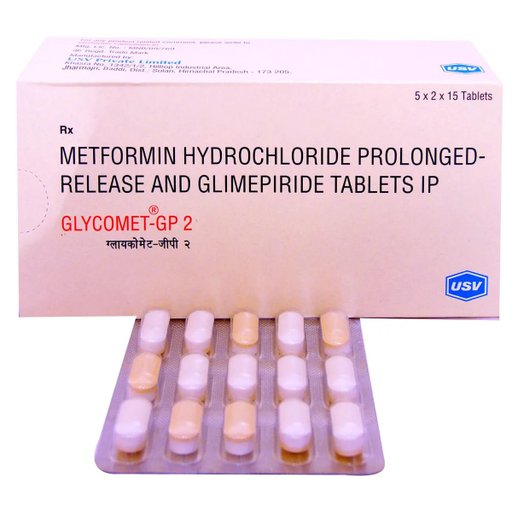 15 Tablet Glycomet GP-2
