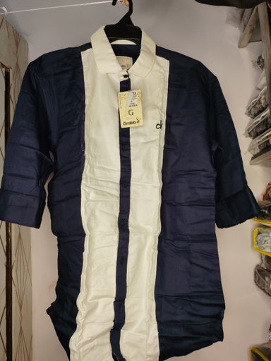 Double print shirt for men