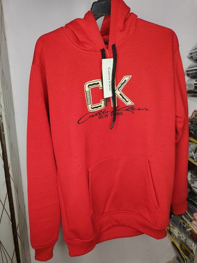Calvin Klein Jeans Men's Monogram Logo Fleece Hoodie