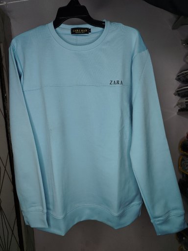Zara Man Washed Soft Crewneck Sweatshirt
