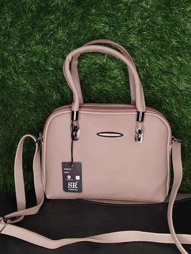 Women's Stylish Faux Leather Handbag with Detachable Sling Strap, Elegant Top Handle Shoulder Bag for Daily Use & Office