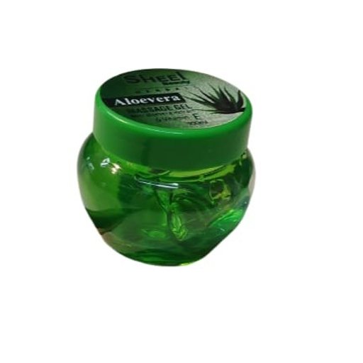 Sheel Beauty Aloe Vera Massage Gel Mini Jar | Face Cooling Aloe Gel | Skin Hydration Aloe Vera Gel Travel Size