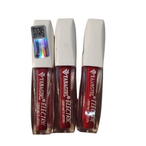 Vangirl Electric Liquid Matte Lipstick – Long Lasting Waterproof Smudge Proof Lip Color for Women & Girls (pack of 3) 