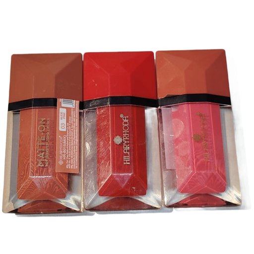 Hilary Rhoda Matte Liquid Lipstick Set (3 Shades) – Long Lasting, Waterproof & Smudge Proof | Highly Pigmented Lip Colors for Women (pack of 3)