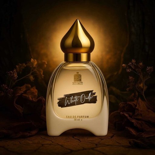 Adil Qadri White Oudh Eau De Parfum (50ml) – Premium Agarwood Fragrance | Rich, Deep & Sophisticated Woody Scent for Men & Women