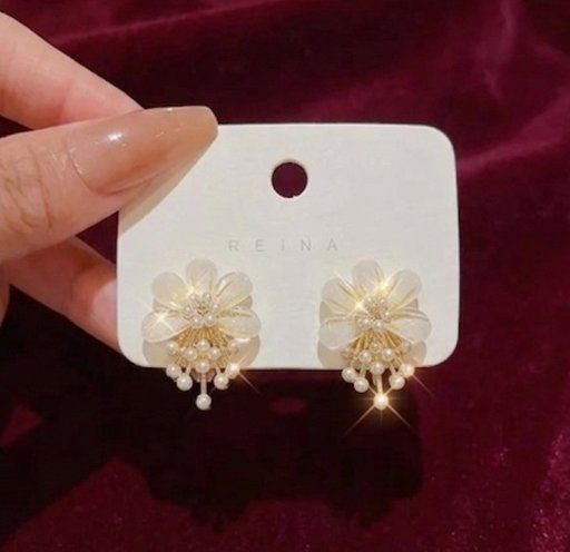 Flower layer earing ✨
