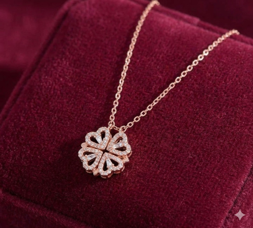 Clove pendent 💗 (two way pendent). - rosegold 