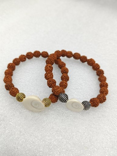 DharmaCrafts Original 5 Mukhi Rudraksha Bracelet for Men & Women 