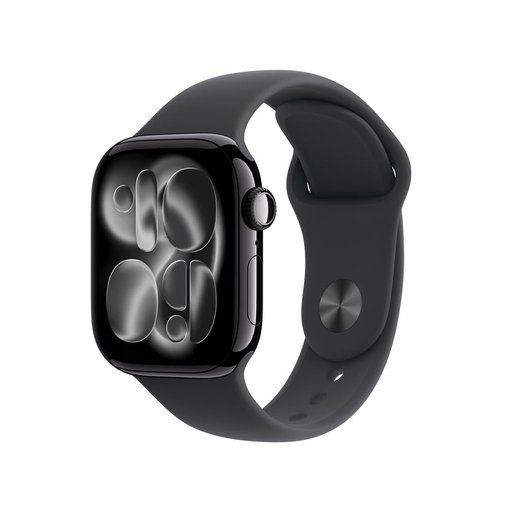 Apple Watch Series 11 GPS + Cellular 42mm Space Grey Aluminium Case with Black Sport Band - S/M