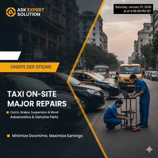Onsite Major Repair Services for Taxis 🚕🛠️