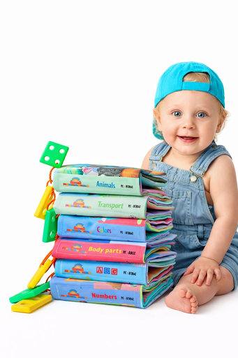Goligo - 6-Piece Baby Cloth Books for 6M–3Y baby  (Pack of 6)