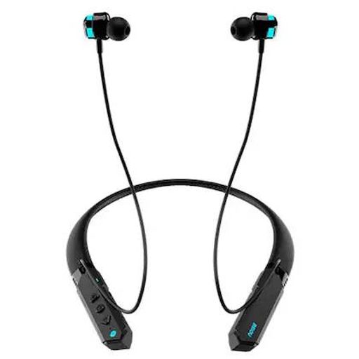Noise Combat Gaming Wireless Neckband Earphone with Dedeicated Gaming Mode (Black)