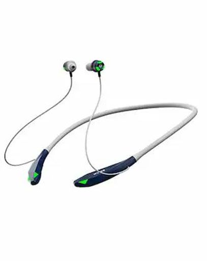 Wings Phantom 210 Gaming Neckband, 40hrs Playtime, 50ms Low Latency Headphones Bluetooth Gaming Headset (Blue, In the Ear)