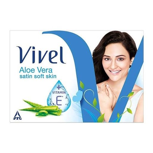 Vivel Aloe Vera Satin Soft Skin Soap 150 g (Pack of 4)