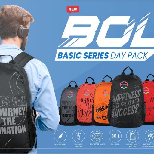 Bolt bagpack available  in 7 colour 