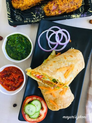 Veg Kabab Roll By Kashyap Food🌯