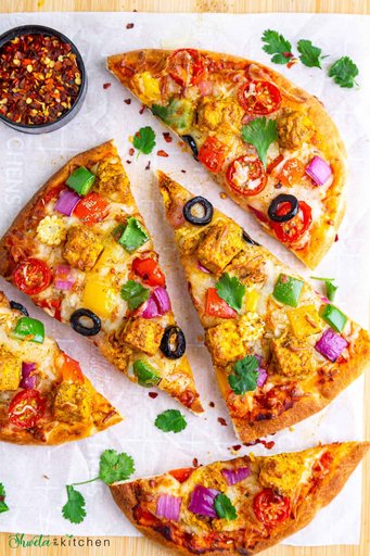 paneer pizza 🍕
