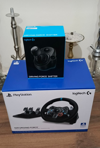 Logitech G29 Driving Force Racing Wheel, Floor Pedals and Shifter
