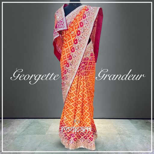 Pure Georgette Gharchola Saree