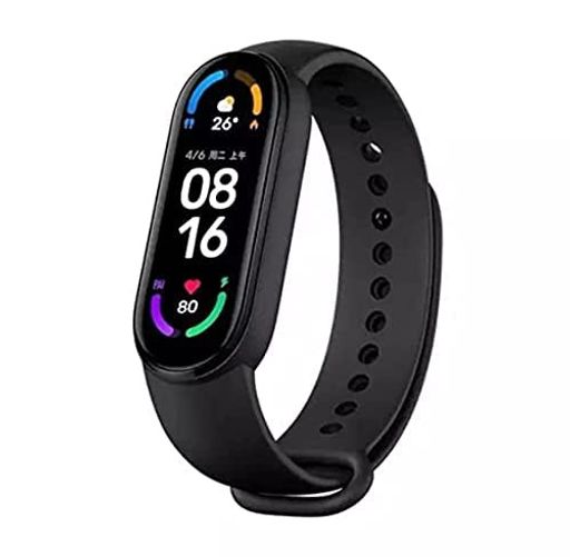 MELBON M6 Smart Band, Activity Tracker Fitness Band, Sleep Monitor, Step Tracking, Heart Rate Sensor, Kids Smart Watch for Men, Women, Black (M-M6)
