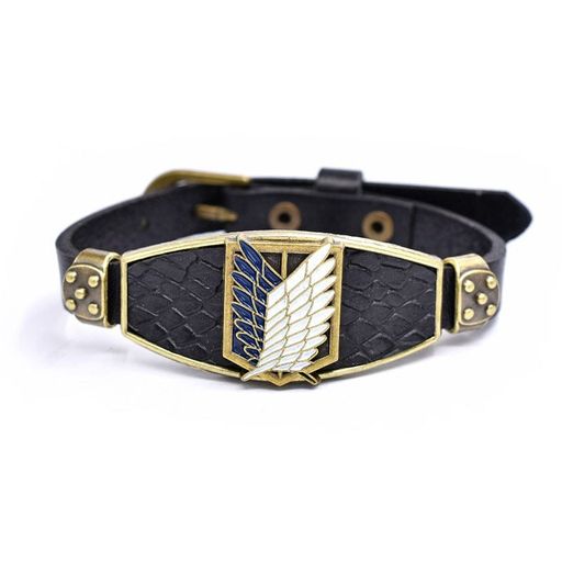Attack On Titan Leather Bracelet 