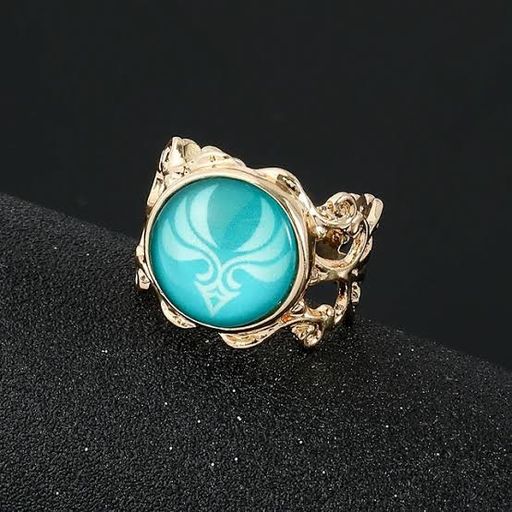 Anemo Genshin Glow in Dark Ring
