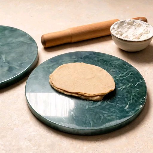 Marble Green Kitchen Chakla Rolling Board 1pcs