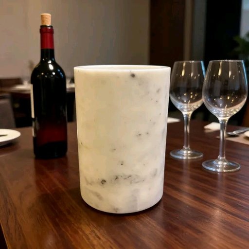 Marble Minimal Grey Vein Wine Chiller