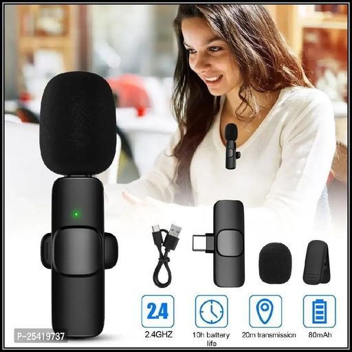 Wireless Microphone for Singing, Voice Recording, Live 