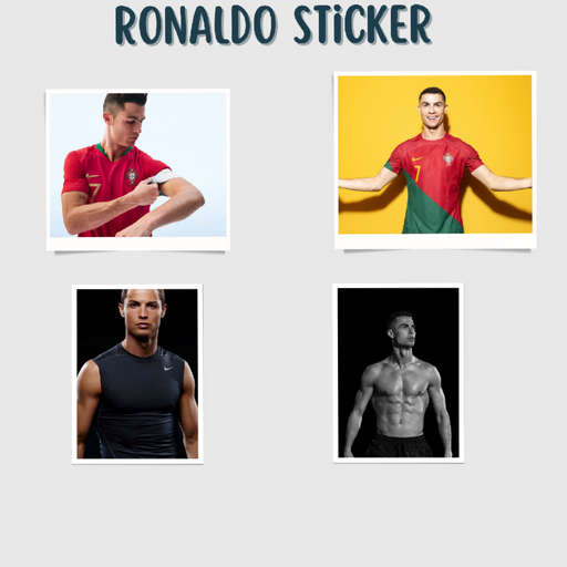 Ronaldo cool sticker 