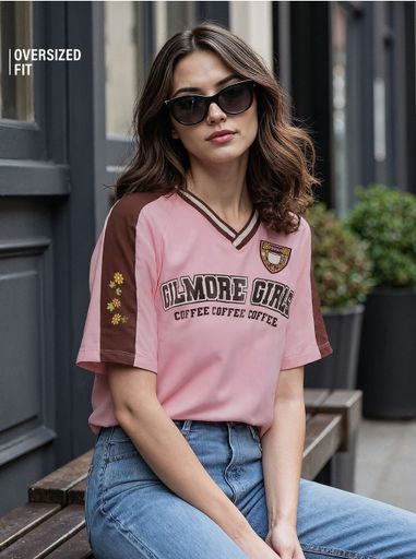Gilmore girl : coffee  oversized tshirt for wome 
