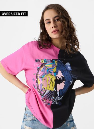 Wednesday : both world's oversized fit tshirt 