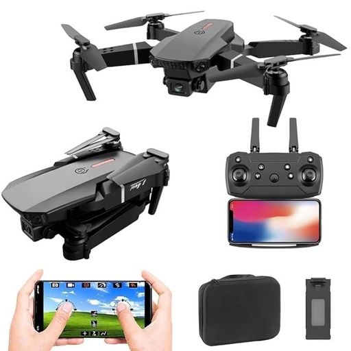 Drone - Camera, Blade Protector,  Extra Blades, Remote, Charging Cable