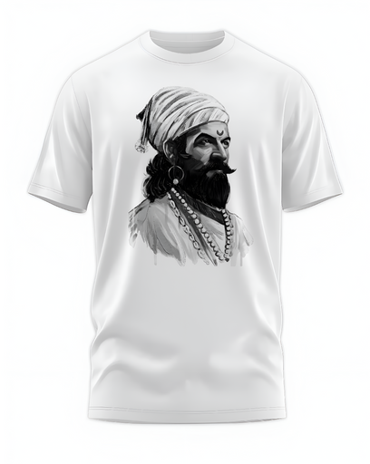 00031 - "Shivaji Maharaj" - Soft and Primium 100% Cotton T-Shirt