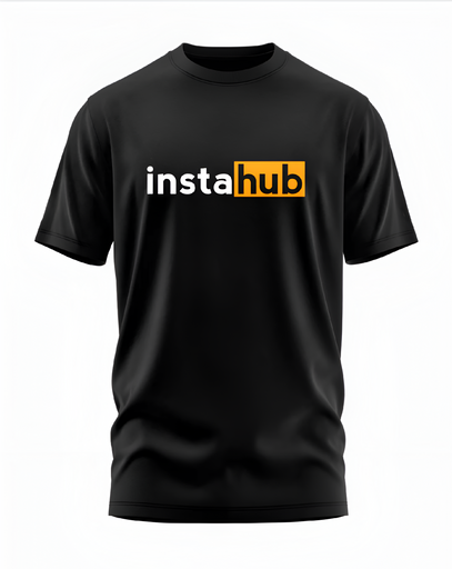 00066 - "Insta Hub" - Soft and Primium 100% Cotton T-Shirt