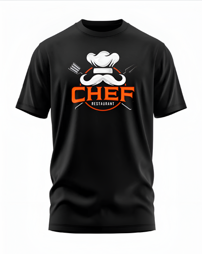 00089 - "Chef" - Soft and Primium 100% Cotton T-Shirt