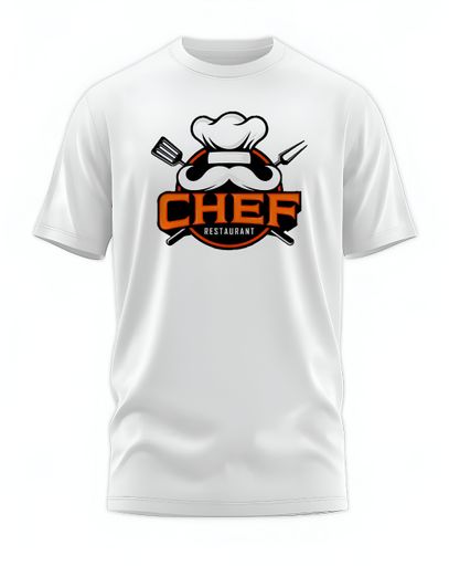 00090 - "Chef" - Soft and Primium 100% Cotton T-Shirt