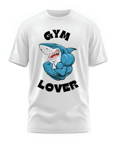 00095 - "Gym Lover" - Soft and Primium 100% Cotton T-Shirt