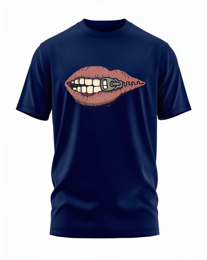 00130 - "Zip it" - Soft and Primium 100% Cotton T-Shirt