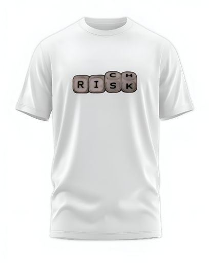 00147 - "RICH = RISK" - Soft and Primium 100% Cotton T-Shirt