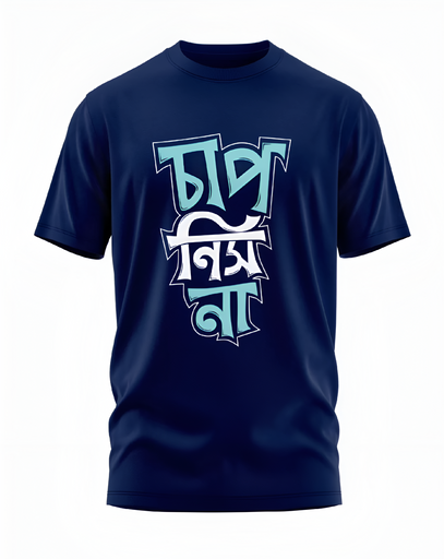00153 - "চাপ নিস না" - Soft and Primium 100% Cotton T-Shirt