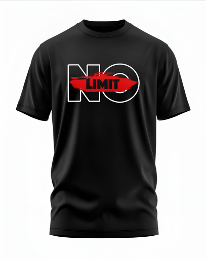 00172 - "NO LIMIT" - Soft and Primium 100% Cotton T-Shirt