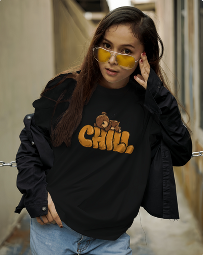 00205 - "CHILL" - Soft and Primium 100% Cotton T-Shirt