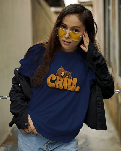 00206 - "CHILL" - Soft and Primium 100% Cotton T-Shirt